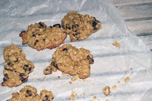 Cookies med havregryn og chokolade